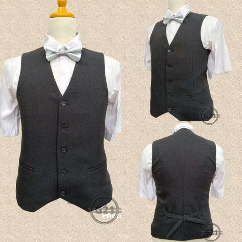 Promo Vest Rompi Jas Pria Formal Kerja Kantor Premium High Quality ...