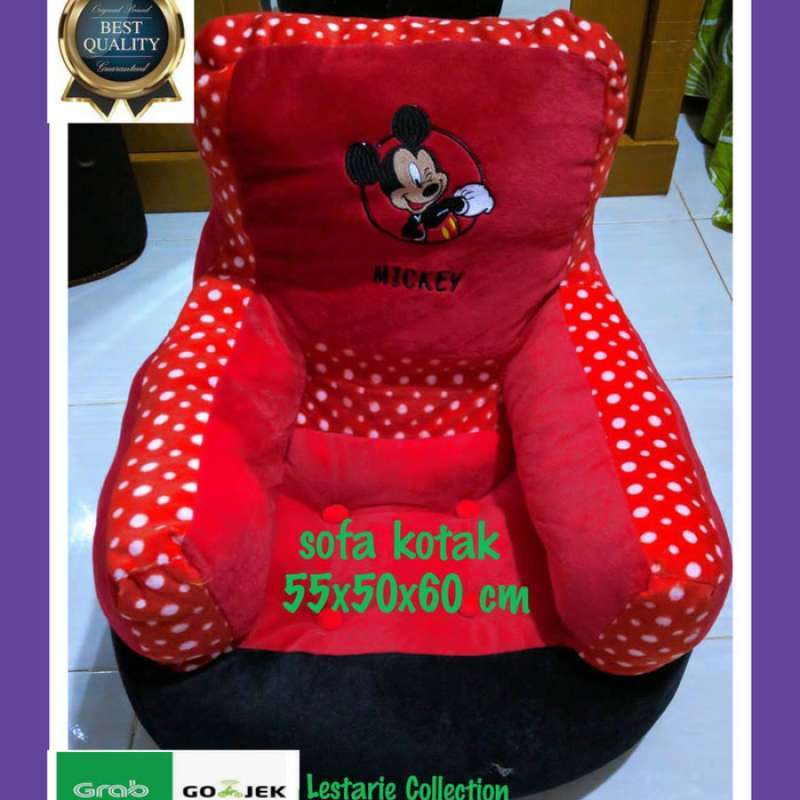 Promo Sofa Anak Mickey/Sofa Karakter/Sofa Boneka/Tempat Duduk Anak