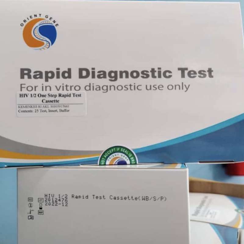 Jual Orient Gene Hiv 1/2 Device/tes Hiv Cassette Di Seller Zafran