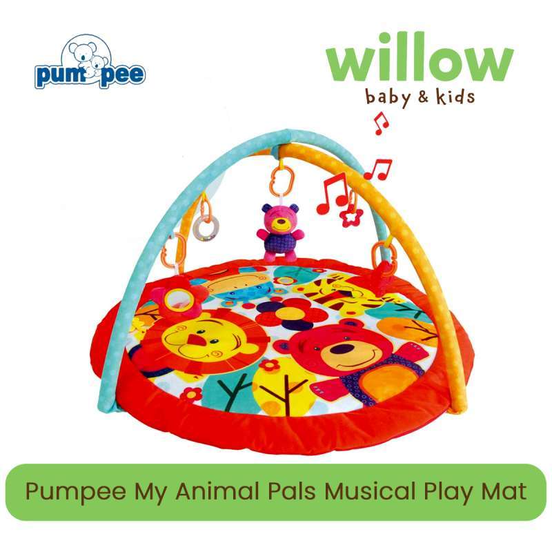 Jual Playmat Musical Pumpee My Animal Pals Musical Play Mat di Seller