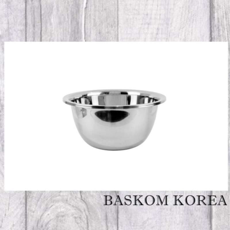 Promo Baskom Stainless/Mixing Bowel/Baskom Korea 30 Cm Diskon 33% di