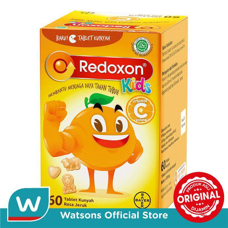 Jual Redoxon Kids Vitamin C Tablet Kunyah 60's di Seller WATSONS