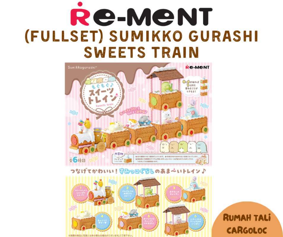 Jual Miniatur REMENT REMENT SUMIKO GURASHI SWEETS TRAIN (JAPAN) di