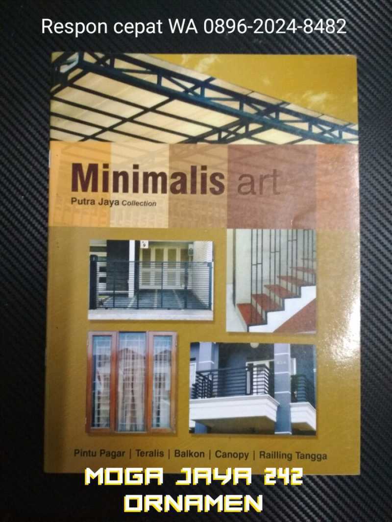 Promo BUKU KATALOG TRALIS CANOPY PAGAR BESI MINIMALIS BUKU BESAR Diskon