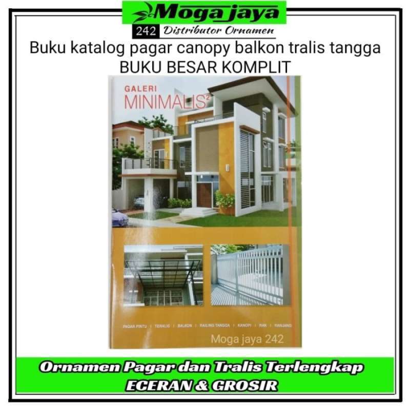 Jual BUKU KATALOG TRALIS KATALOG PAGAR CANOPY DESAIN MINIMALIS BUKU