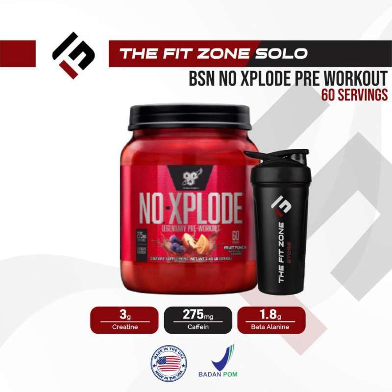 Jual N.O Xplode No Xplode 60 Serving Pre-Workout Pre Workout The Curse ...