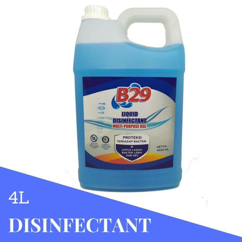 â B29 Disinfektan Cair Pembersih Serbaguna 4 Liter Terbaru