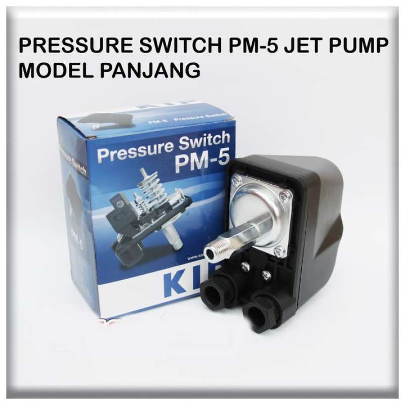 Jual PM 5 OTOMATIS JET PUMP MODEL PANJANG / PRESSURE SWITCH 1/4 di