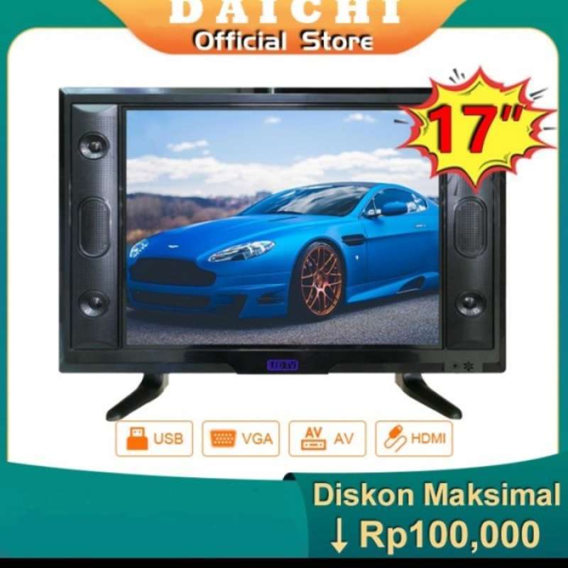 Jual Led Tv 17 Inch Digital Hd Hdmi Vga Av Usb (17-07) di Seller ...