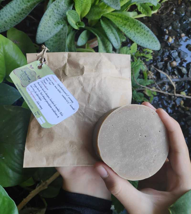 Jual Sweaty Coconut Bar Shampoo Bar Samponya Rambut Berminyak di Seller