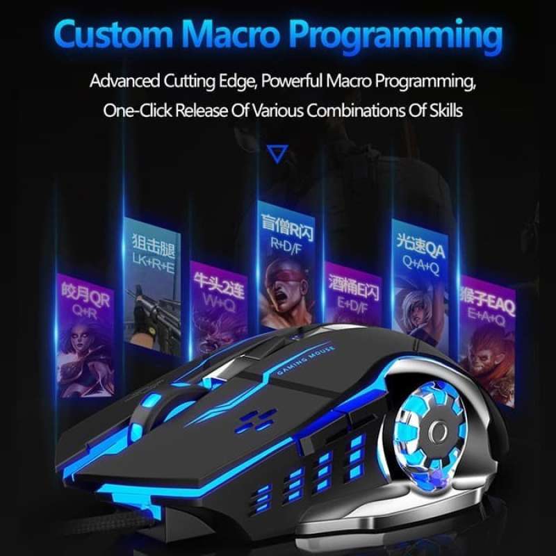 Jual Mouse Gaming Aula S20 2400dpi Rgb Driver Macro Software Di Seller ...
