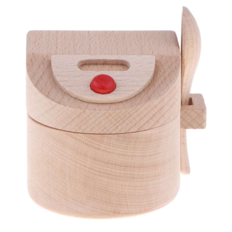 Jual Children Wooden Rice Cooker Pretend Kitchen Role Play Game Toy