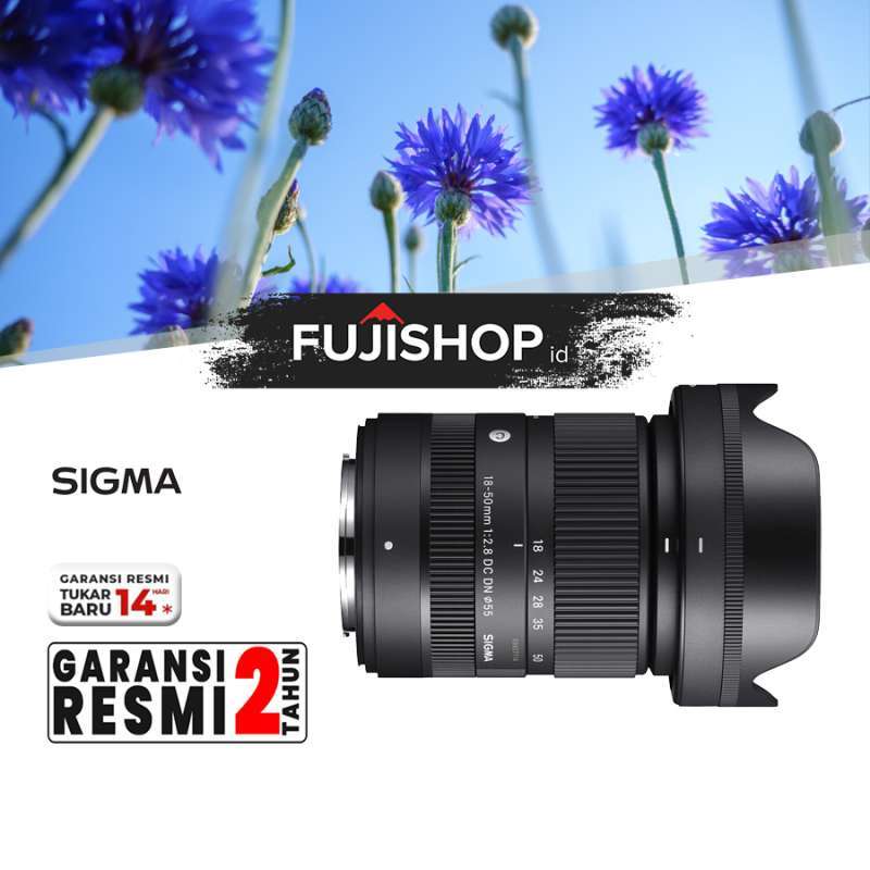 Jual Sigma 1850mm f2.8 Fuji DC DN Lens Fujifilm X Garansi Resmi di Seller Fuji Shop ID Official