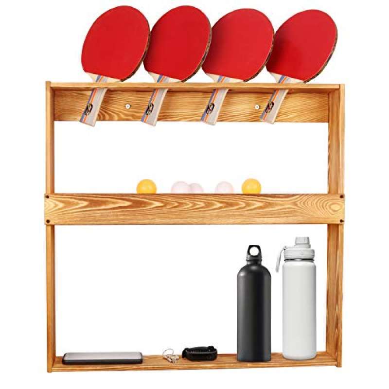 Jual WINTECY Ping Pong Paddle Holder Storage Rack, Wall Mount Table