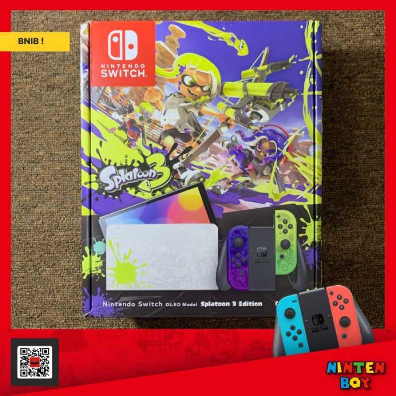 Jual NINTENDO SWITCH OLED MODEL SPLATOON 3 LIMITED EDITION di Seller