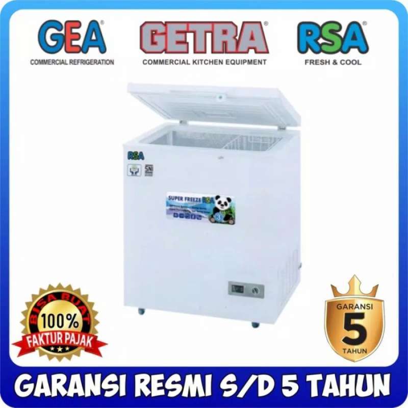 Promo Chest Freezer Rsa Cf110 Cf100 Box Lemari Pembeku 100 Liter