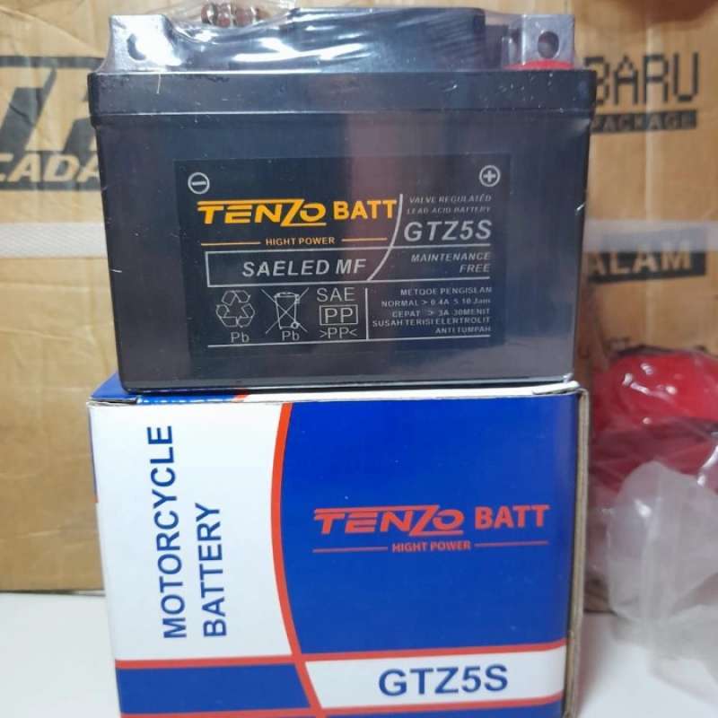 Promo Aki Kering Motor Honda Beat, Vario Gtz5S Omega Garansi 1 Bulan
