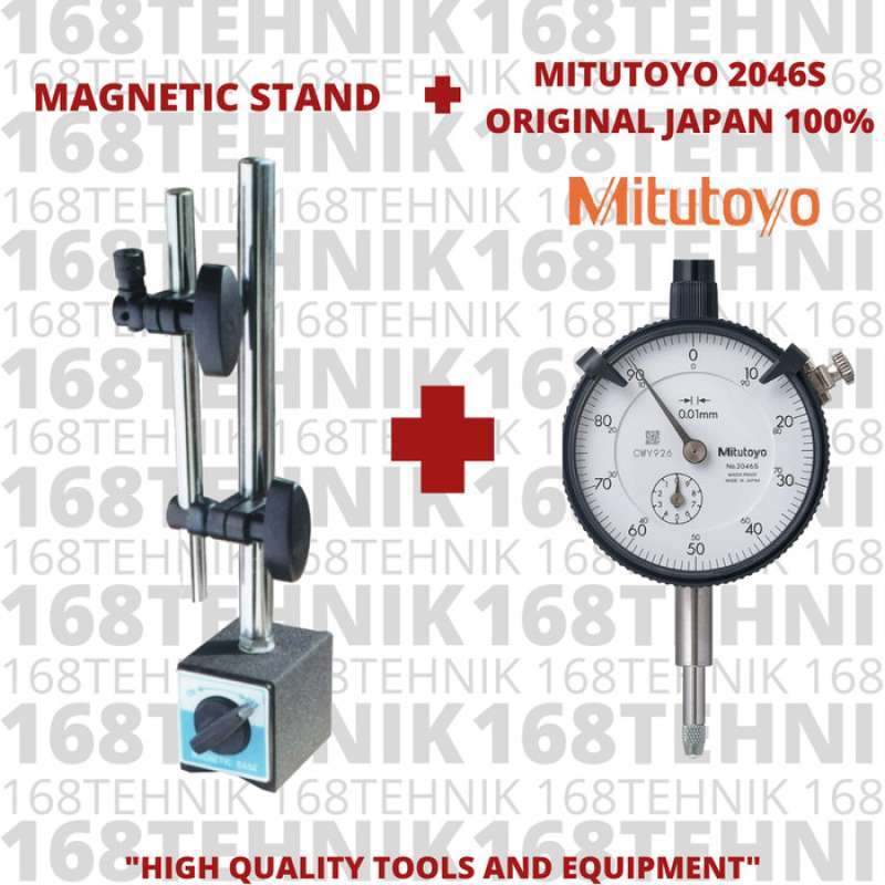 Promo STAND + DIAL INDICATOR MITUTOYO 2046S Diskon 33 di