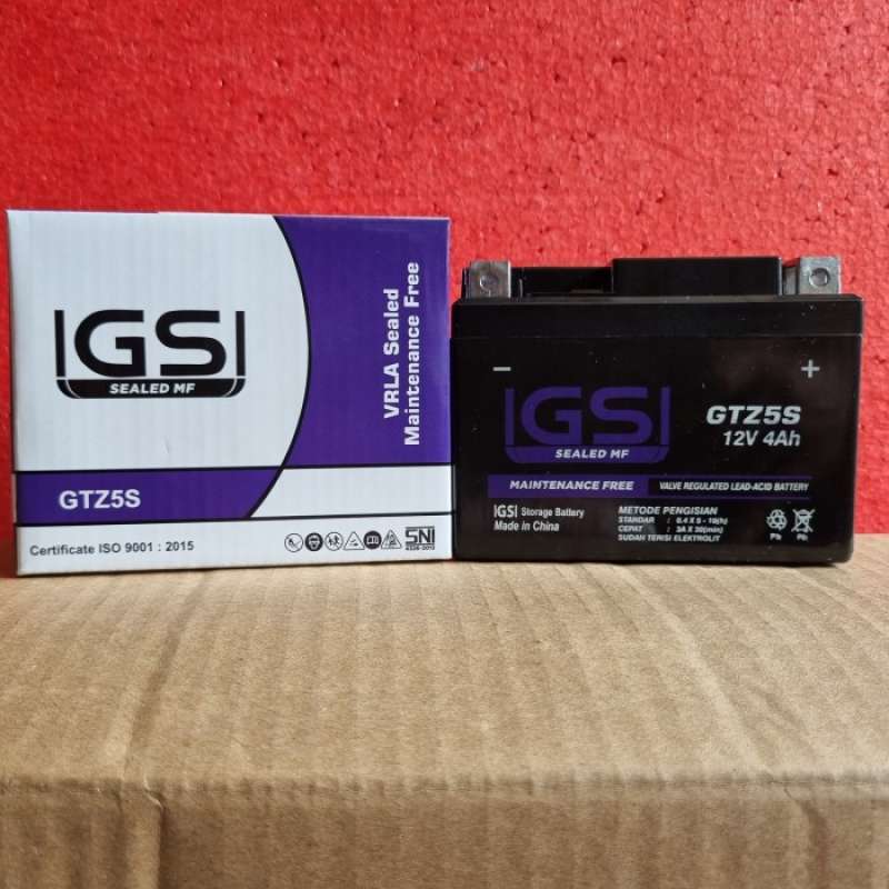 Jual AKI MOTOR HONDA BEAT GS GTZ5S AKI KERING di Seller Mqueen Auto Car