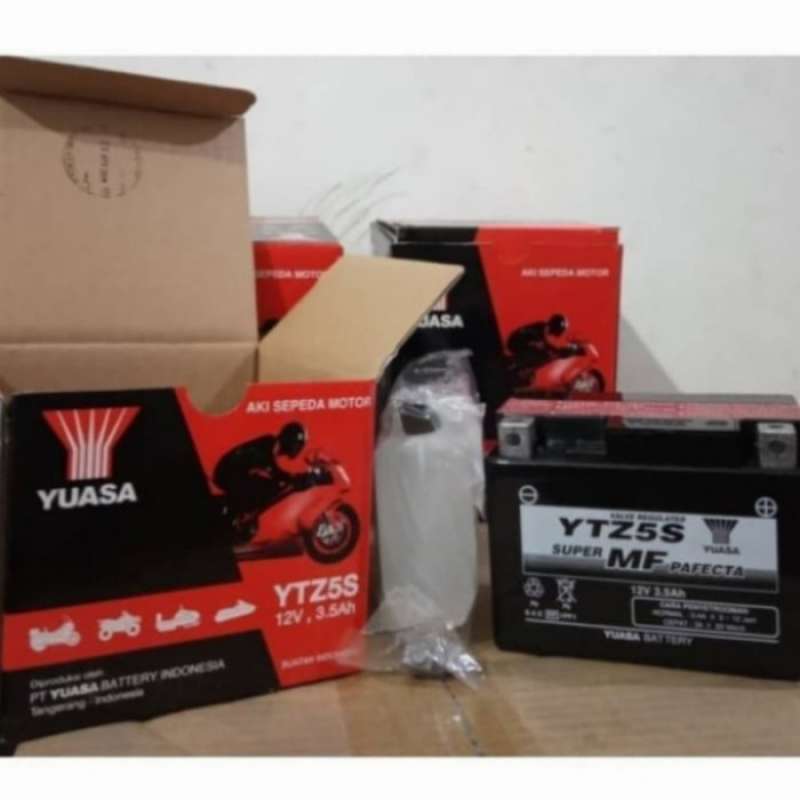 Jual AKI MOTOR HONDA KIRANA YUASA YTZ5S MF AKI KERING di Seller TDR