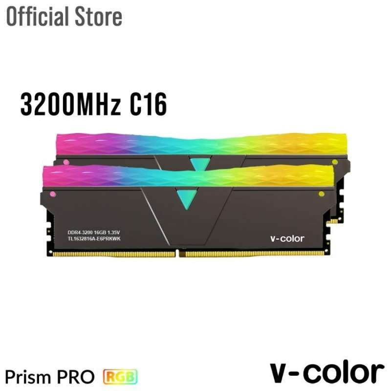 Ram Prv Color Jual Ram V-color Ddr4 Prism Pro Rgb 32gb (2x16gb) 3200mhz Cl16 Di ...