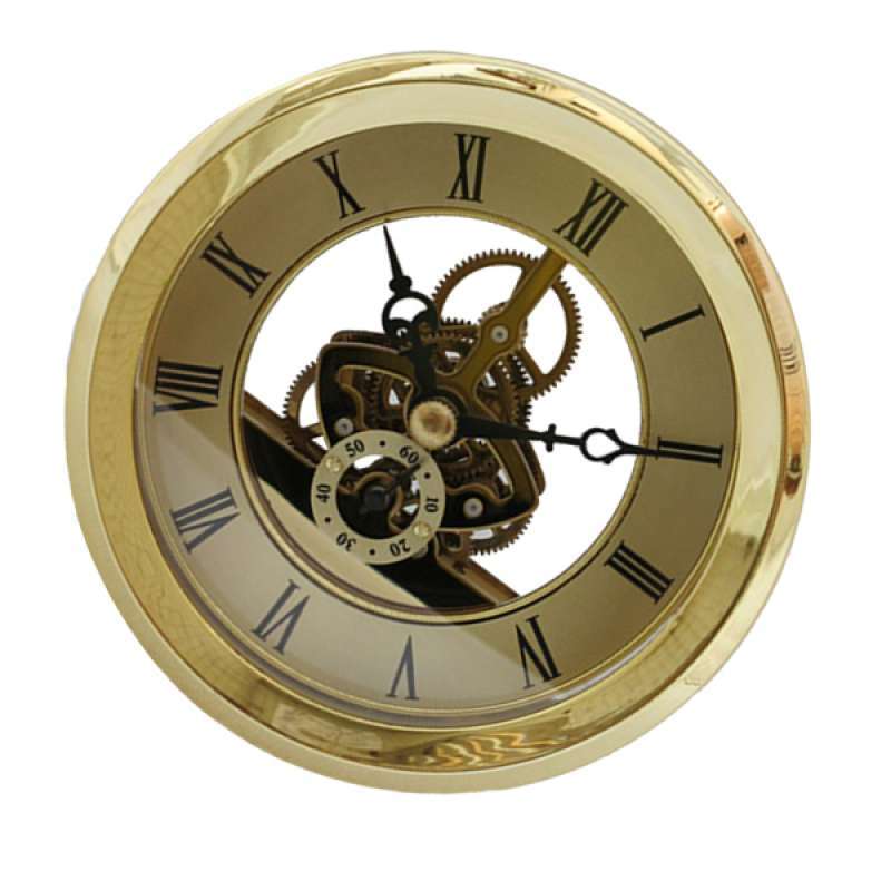 Promo quartz clock fitup insert with roman numeral quartz movement