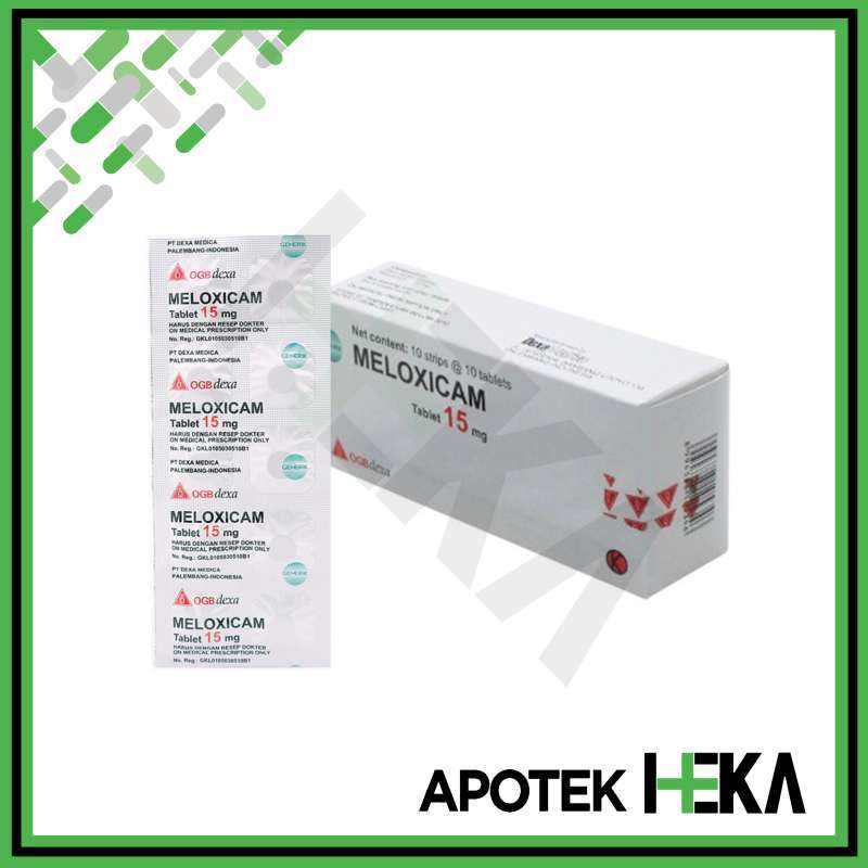 Jual Meloxicam Tablet 15mg Box 50 Tablet Generik Hexpharm Jaya Obat