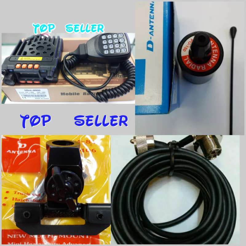 Promo Paket Rig Mini Dimobil Siap Pasang Pakai Antena Larsen Vhf Diskon ...