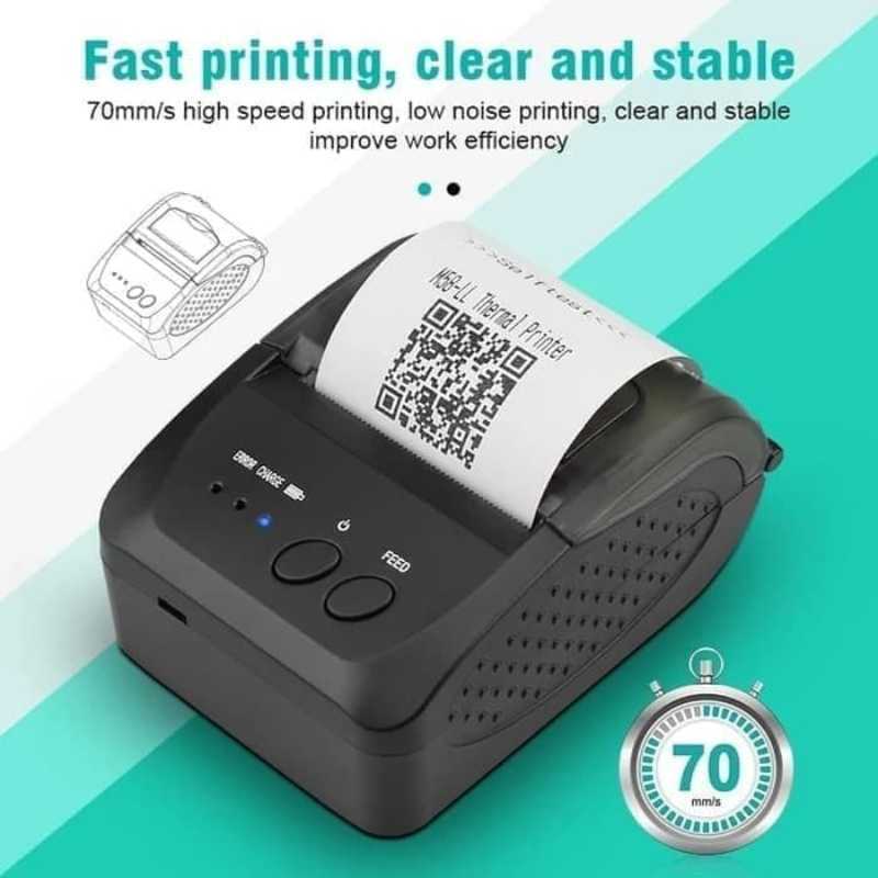 √ Mini Printer Thermal Bluetooth Eppos Ep5802ai Terbaru