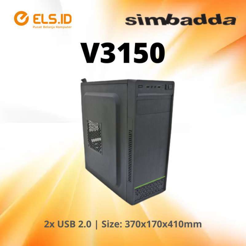 Jual Simbadda V3150 Casing Pc + Power Supply 380watt Di Seller Els