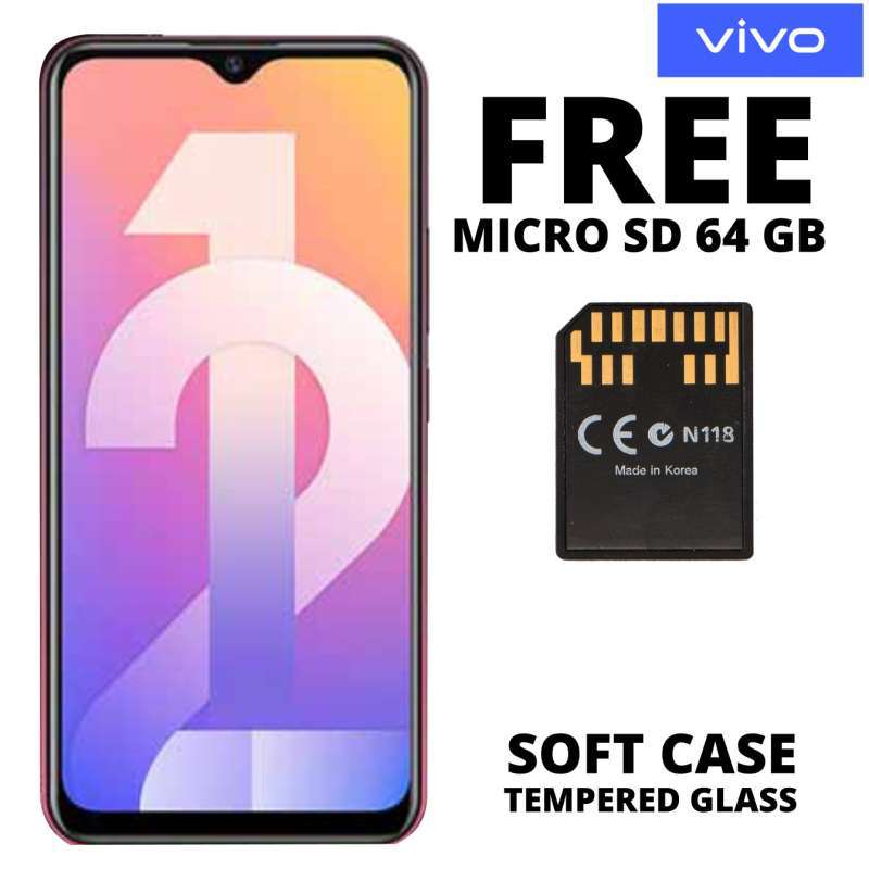 Jual Vivo Y12i 3-32 GB Free Micro SD 64 GB - BLUE di Seller Galaxy