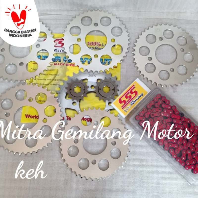 Jual SSS Gear Set Motor for Honda CB150R Old New Megapro New & Tiger