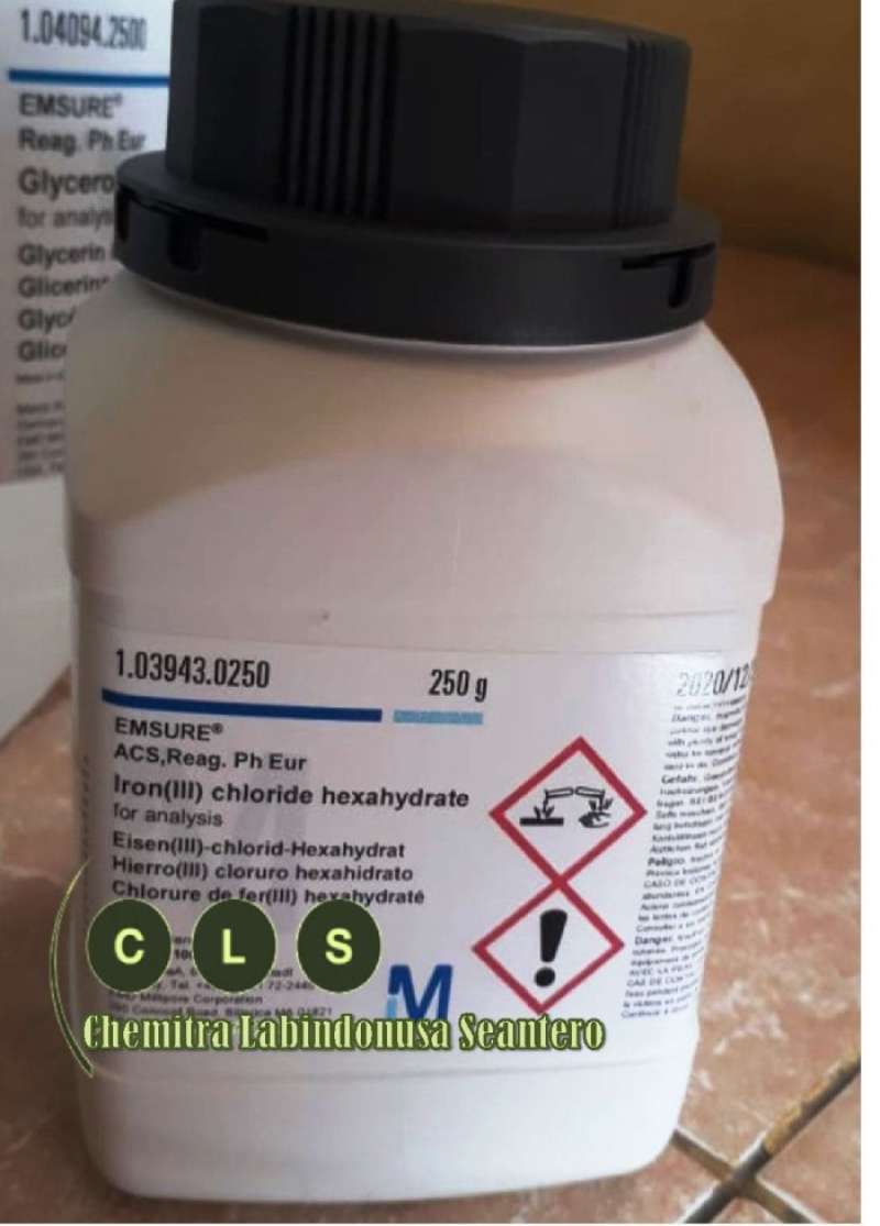 Jual Merck 103943 Iron Iii Chloride Hexahydrate 250 Gr For Analysis Di