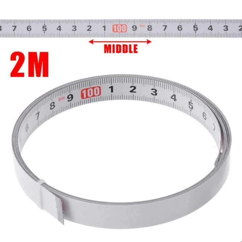 2m Table Ruler Jual Meteran Adhesive Scale Bar Steel Ruler 2 Meter - M00 di Seller ...