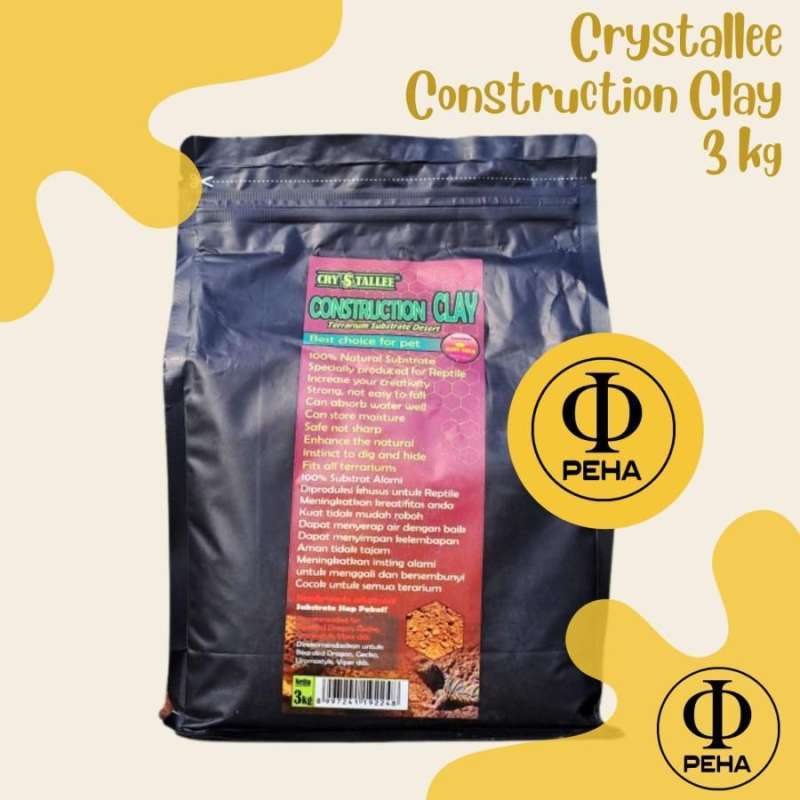 Jual Construction Clay Substrate 3Kg Alas Kandang Reptil Substrat