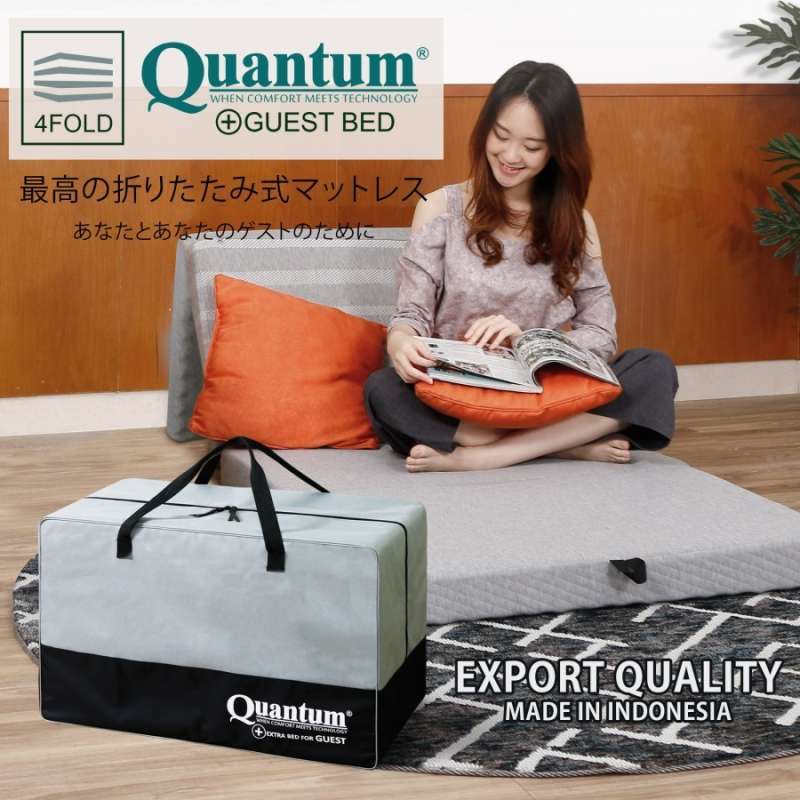 Jual Kasur Lipat 4 Quantum Guest Bed 80 x 200 Premium Extra Bed di