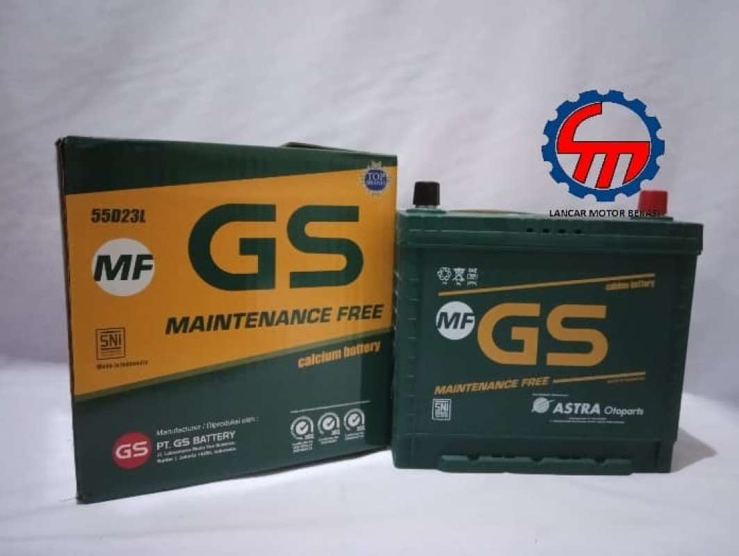 Jual Recommended Aki Accu Kering Gs Astra Mf 55d23l 60ah Kijang Innova