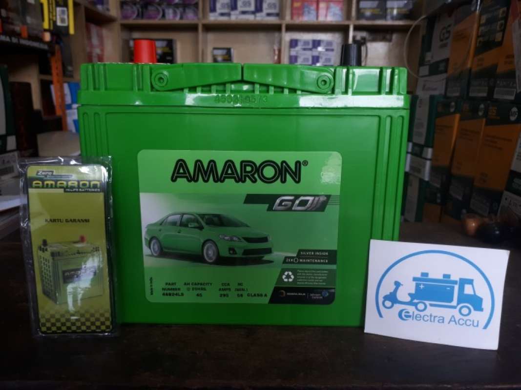 Jual Aki Mobil Toyota New Vios Ns60Ls / 46B24Ls Amaron Aki Kering di