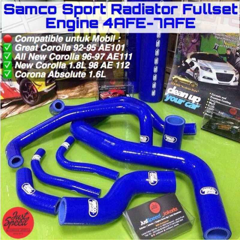 Jual Samco Hose Radiator Full Set Toyota Great Corolla Mesin 4Afe