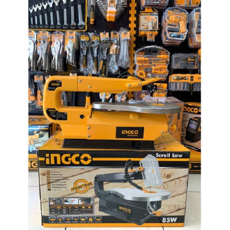 Jual Mesin Scroll Saw 16 Ingco Ss852 Gergaji Ukit Kayu Triplek Heavy