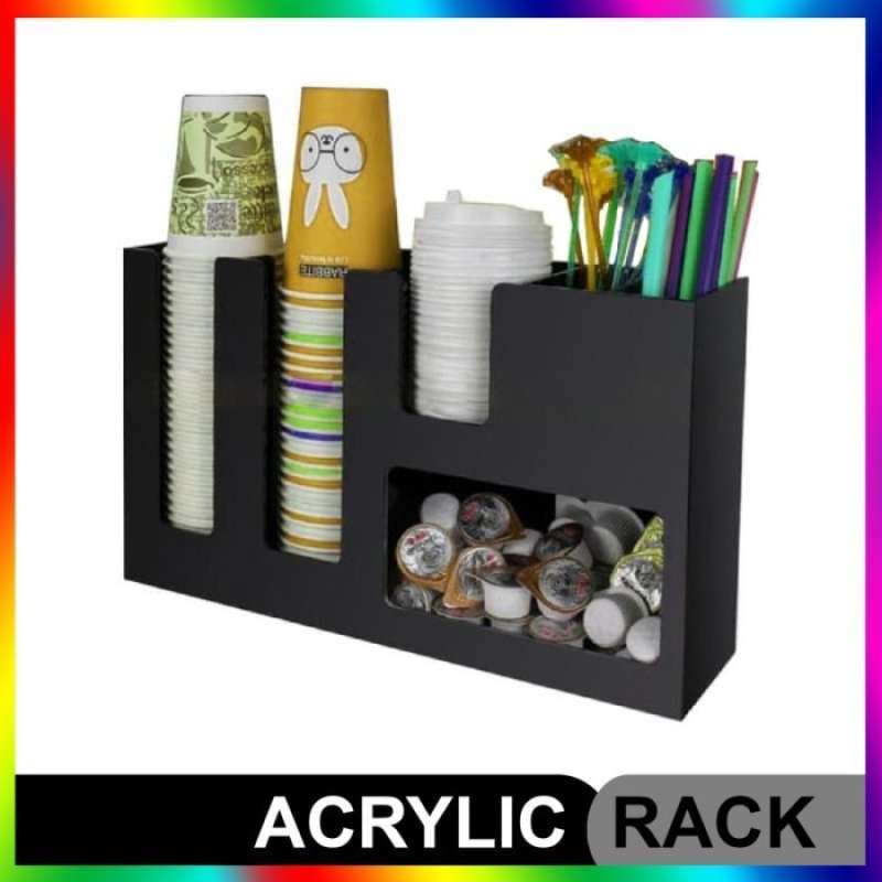 Jual Paper Cup Organizer Complete Model A / Rak Akrilik Paper Cup ...