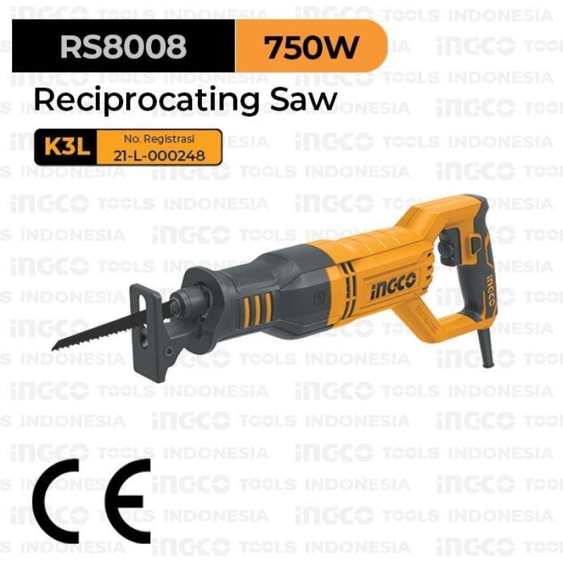 Jual Mesin Reciprocating Saw INGCO RS8008 Gergaji Sabre Potong Besi