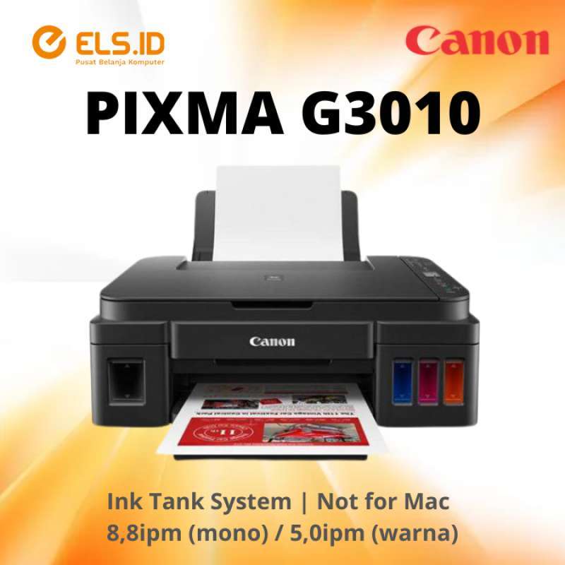 Promo Printer Canon Pixma G3010 Wireless Print Scan Copy Diskon 4 Di