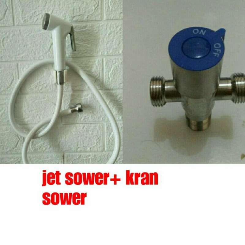 Promo Paket Jet Shower Kloset Sower Kloset Duduk Sower Cebok