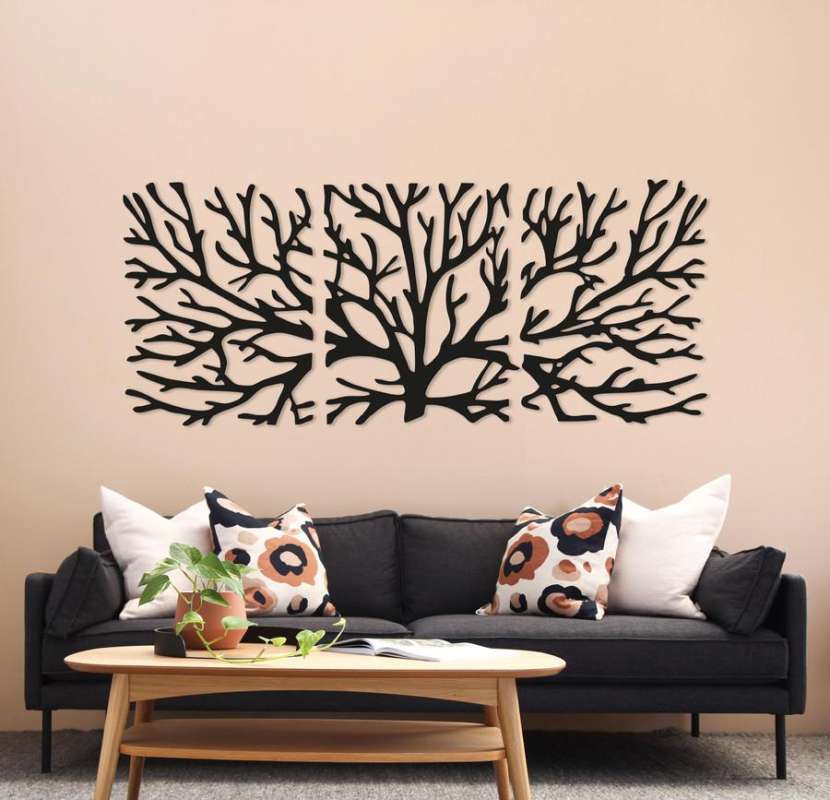 Jual Hiasan Dinding Laser Cut Tree Branch | Wall Decor Laser Cut Kayu