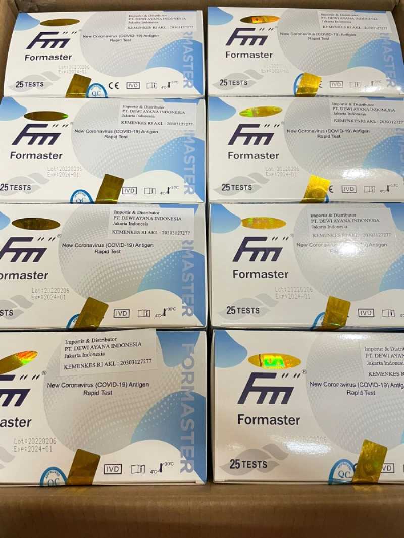 Formaster Kit Jual Formaster Fm Antigen Kemenkes Resmi 25 Test Di Seller Nur Nur Toko ...