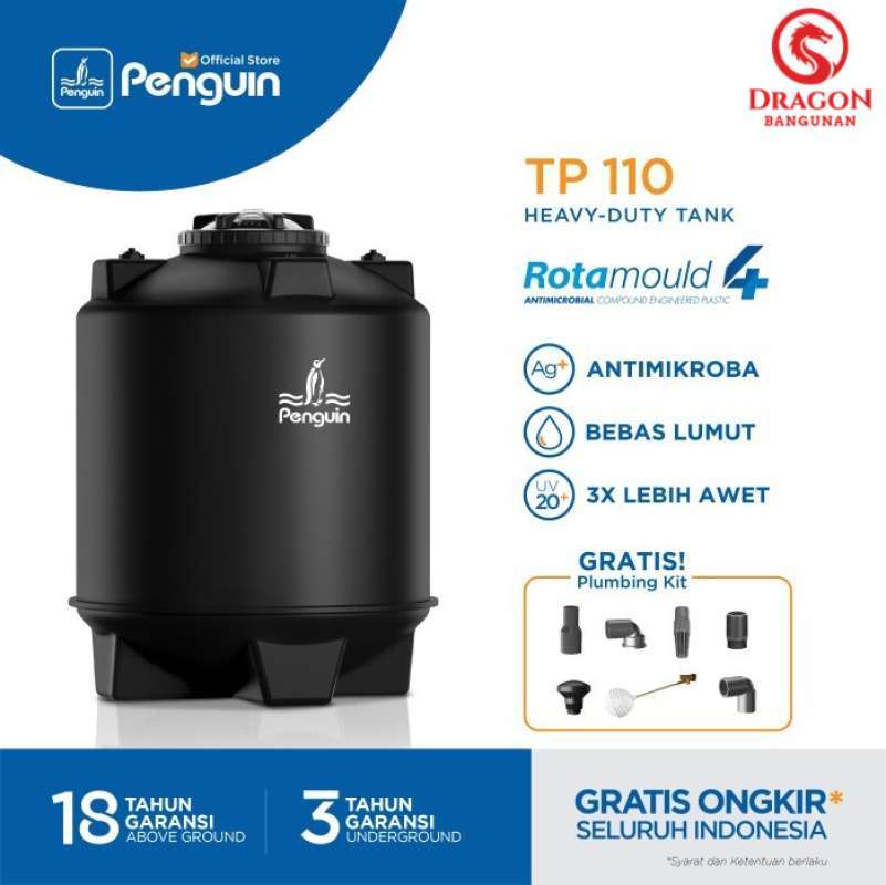 Jual Toren Tangki Air Pendam Penguin Kapasitas 1000 Liter ( Tp 110 ) Di