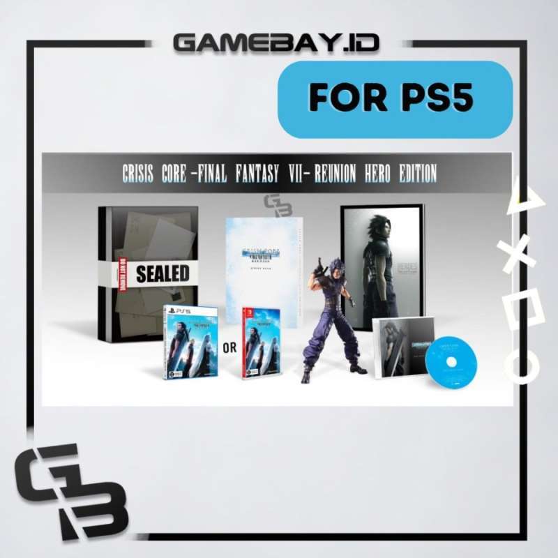 Jual Ps5 Final Fantasy Crisis Core Reunion Hero Edition / Collector di Seller Gamebay Official
