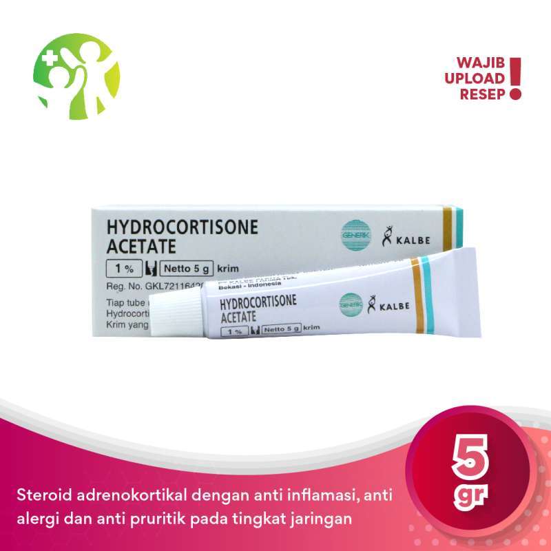 Jual hydrocortison 1 cream obat eczema inflamasi dan dermatitis