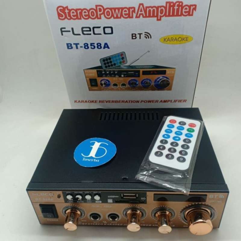 Promo Power Amplifier Fleco Bluetooth BT-858A / Power Amplifier Mini